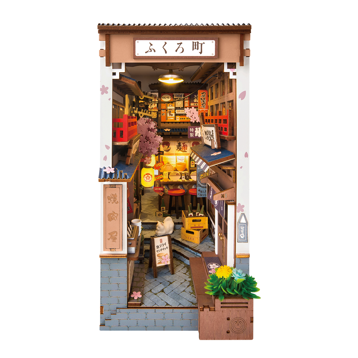 Rolife DIY Book Nook Kit - Sakura Wine Alley TGB11 alternate product view