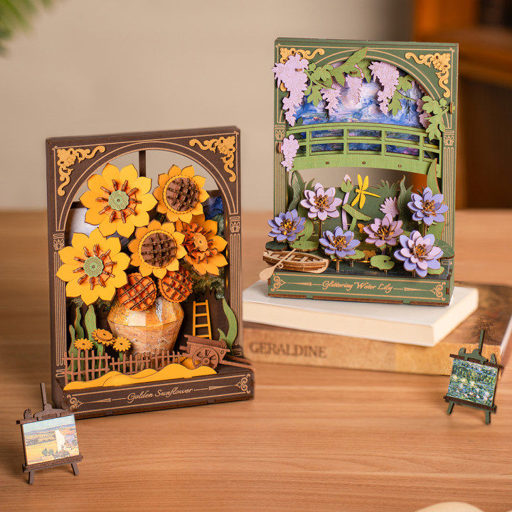 Rowood 3D Wooden Puzzle - Golden Sunflower TH002 gallery image 6