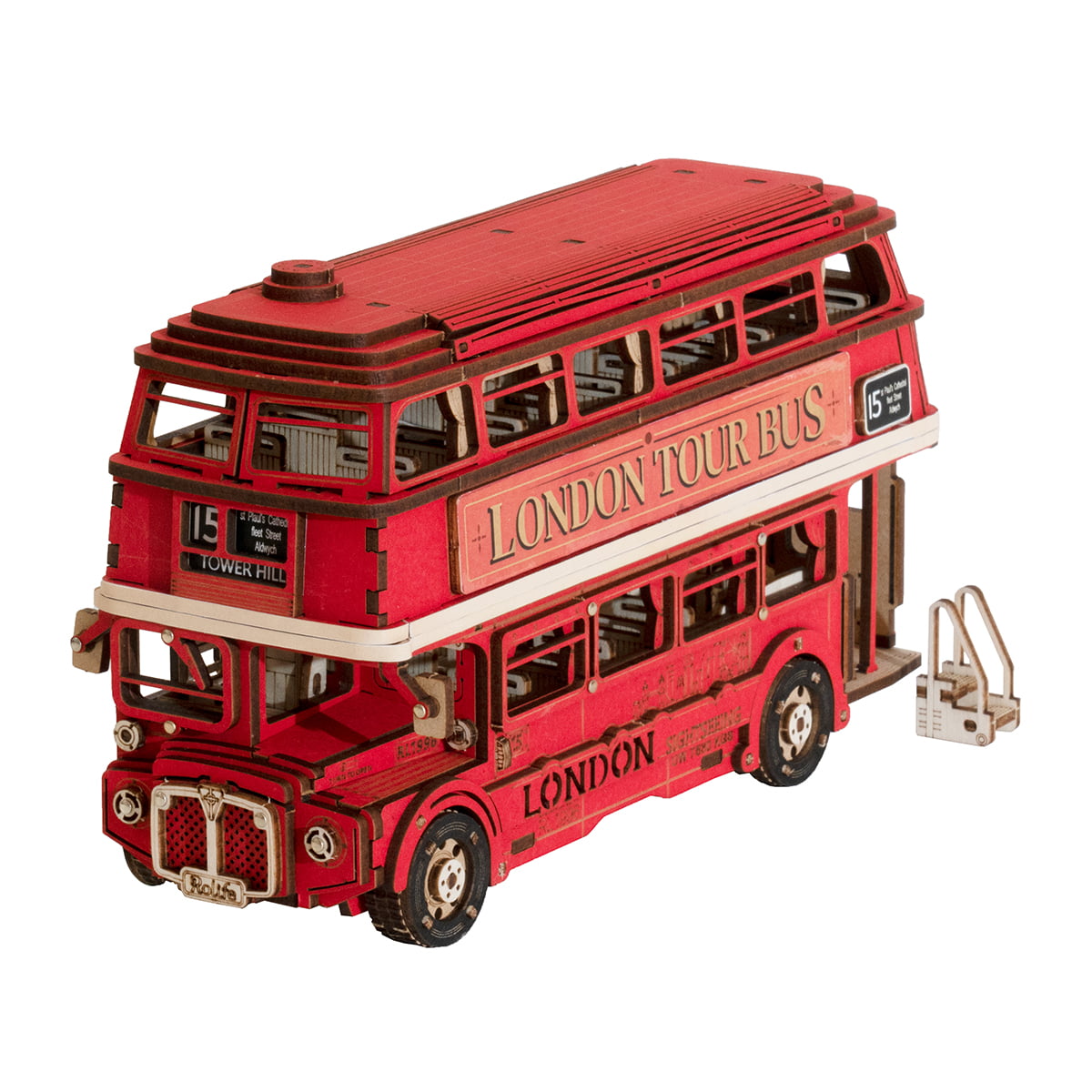 Rolife 3D Wooden Puzzle- London Bus