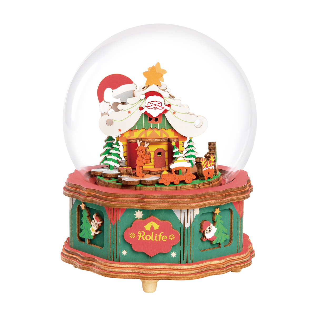 Rolife DIY Music Box - Christmas Town AM46 gallery image 2