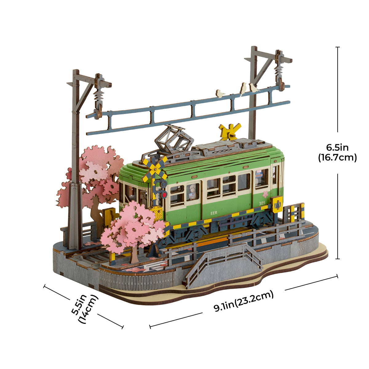Rolife 3D Wooden Puzzle- Sakura Journey TGS02 gallery image 7