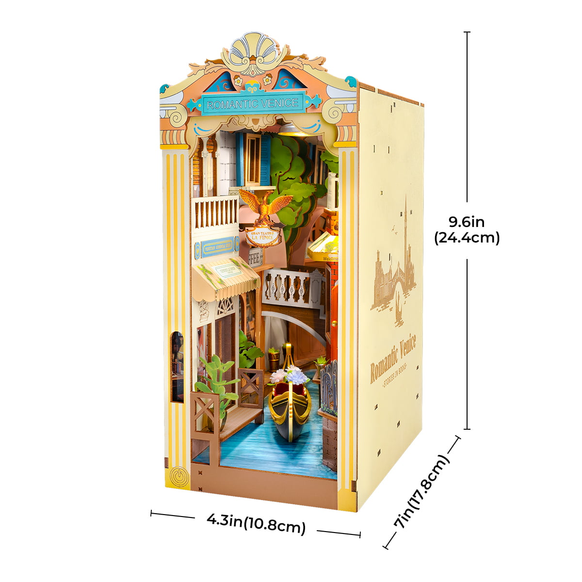Rolife DIY Book Nook Kit - Romantic Venice TGB08 gallery image 7