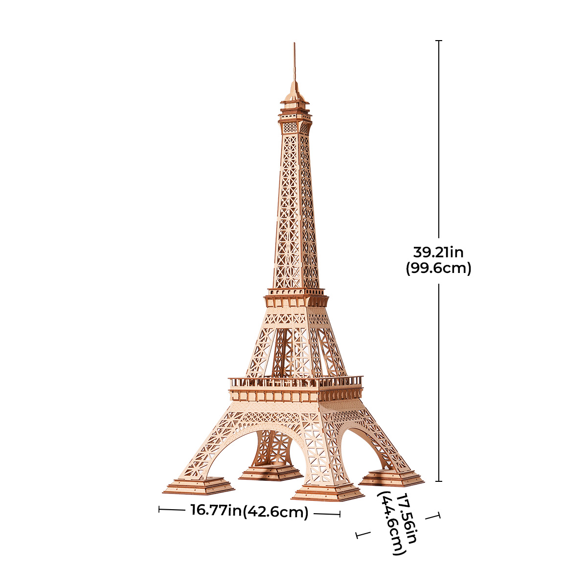 Rolife 3D Wooden Puzzle - Eiffel Tower Plus TGC02 gallery image 5