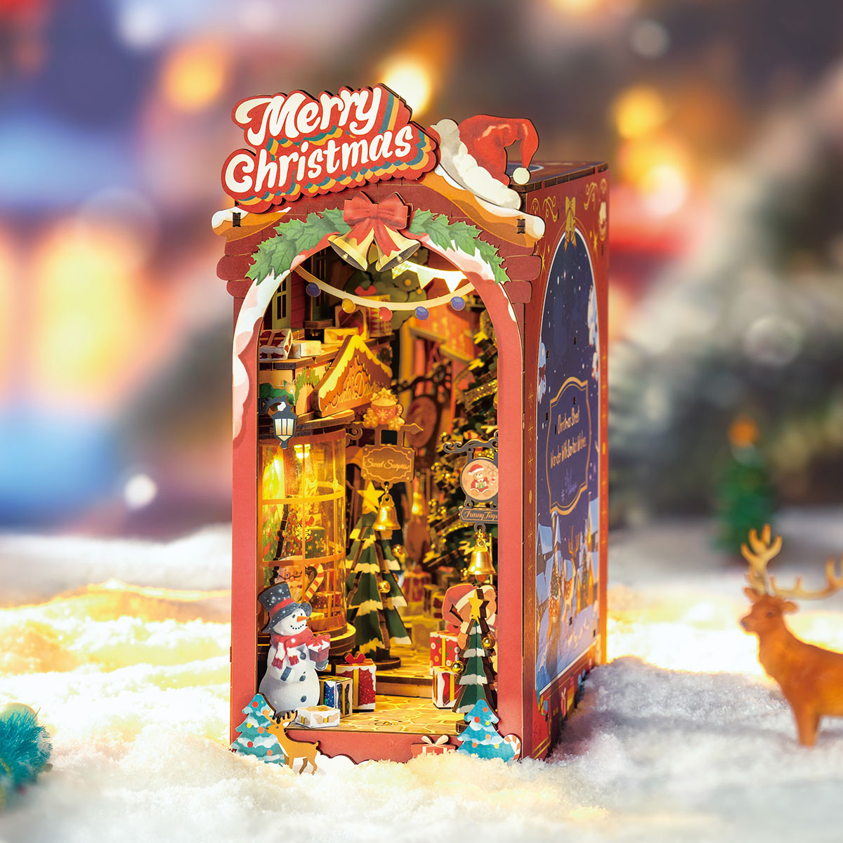 Rolife DIY Book Nook Kit - Christmas Street TGC06 gallery image 1