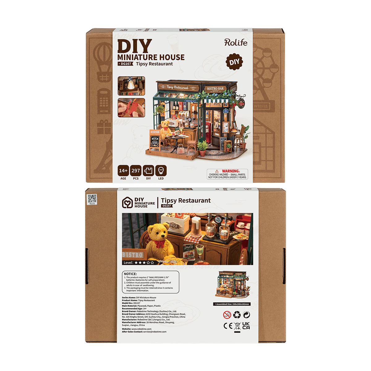 Rolife DIY Miniature House - Tipsy Restaurant DG167 gallery image 6
