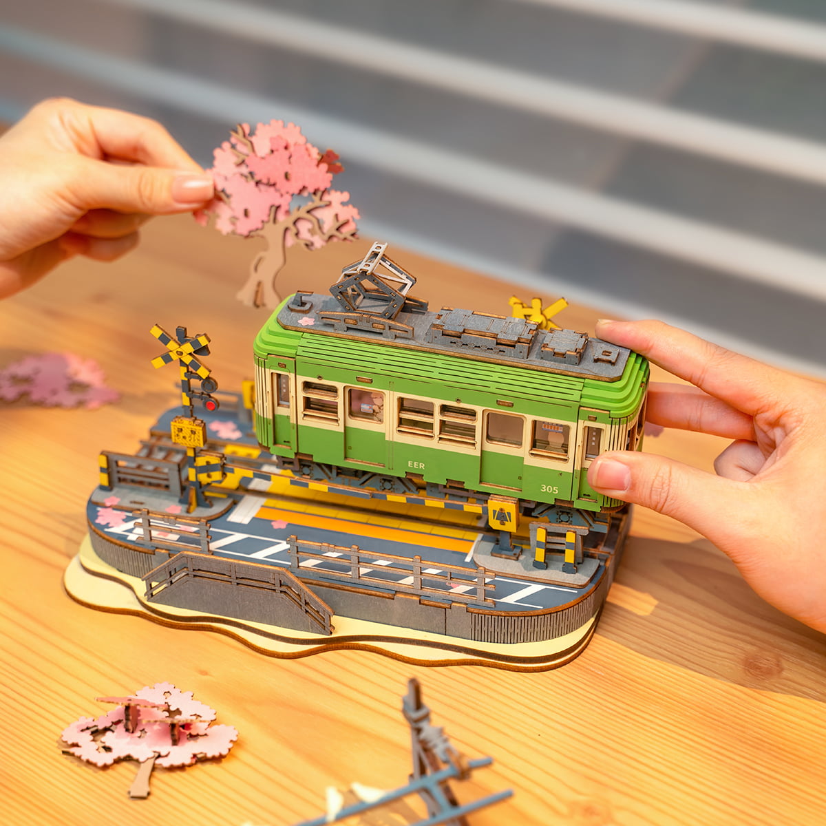 Rolife 3D Wooden Puzzle- Sakura Journey TGS02 gallery image 5