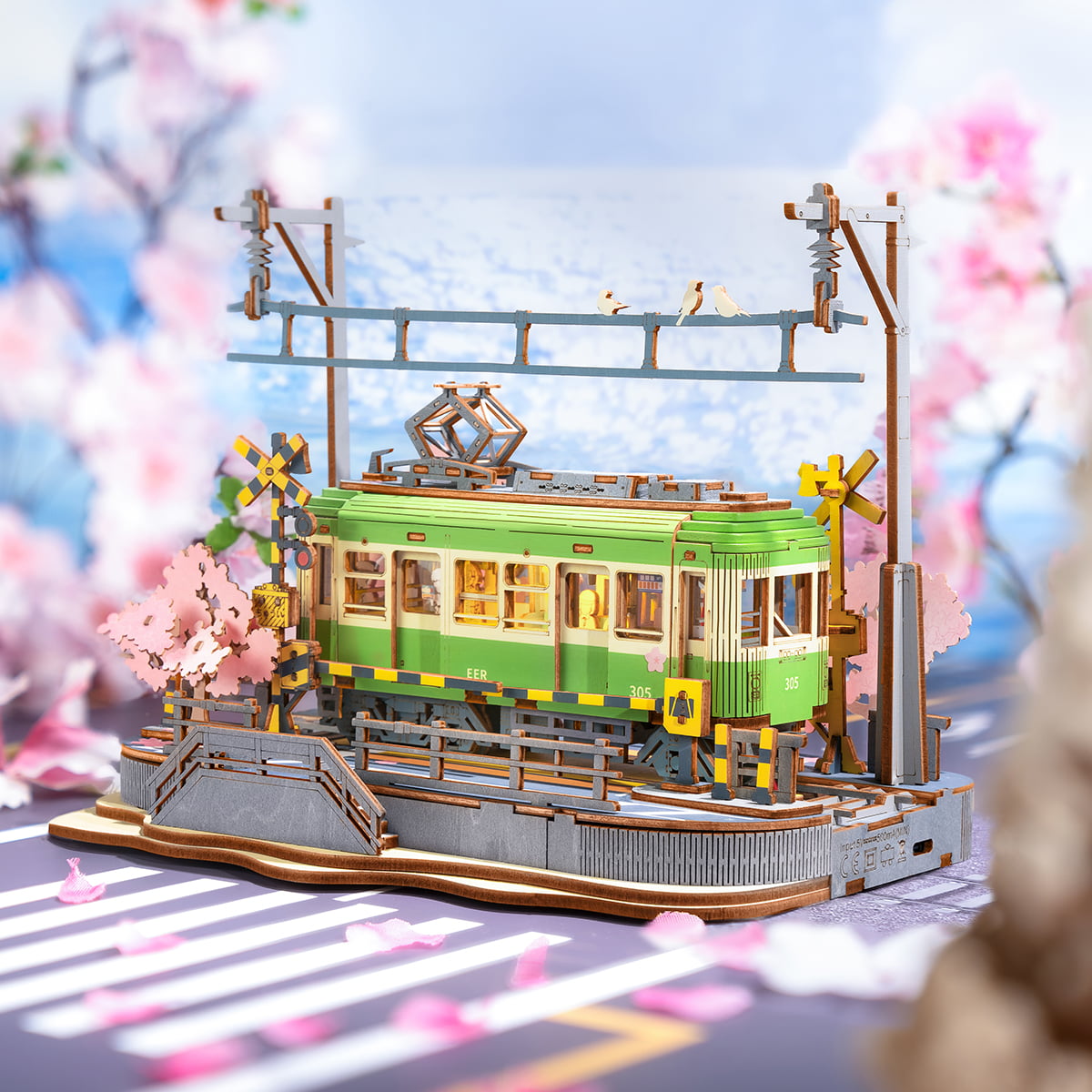 Rolife 3D Wooden Puzzle- Sakura Journey TGS02 gallery image 4