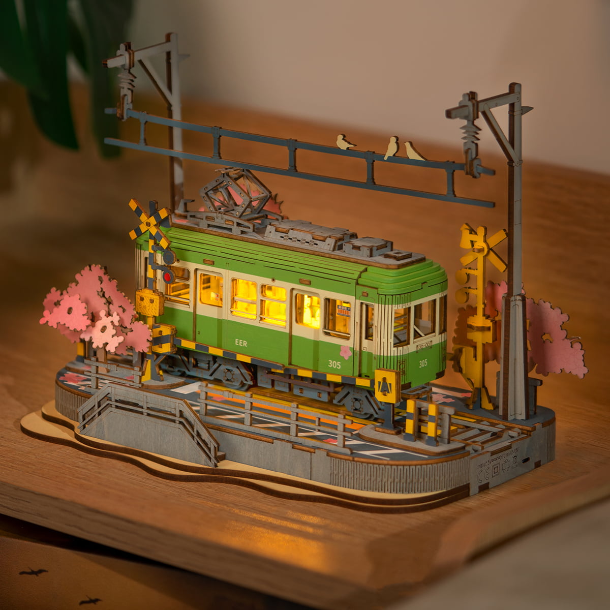 Rolife 3D Wooden Puzzle- Sakura Journey TGS02 gallery image 3