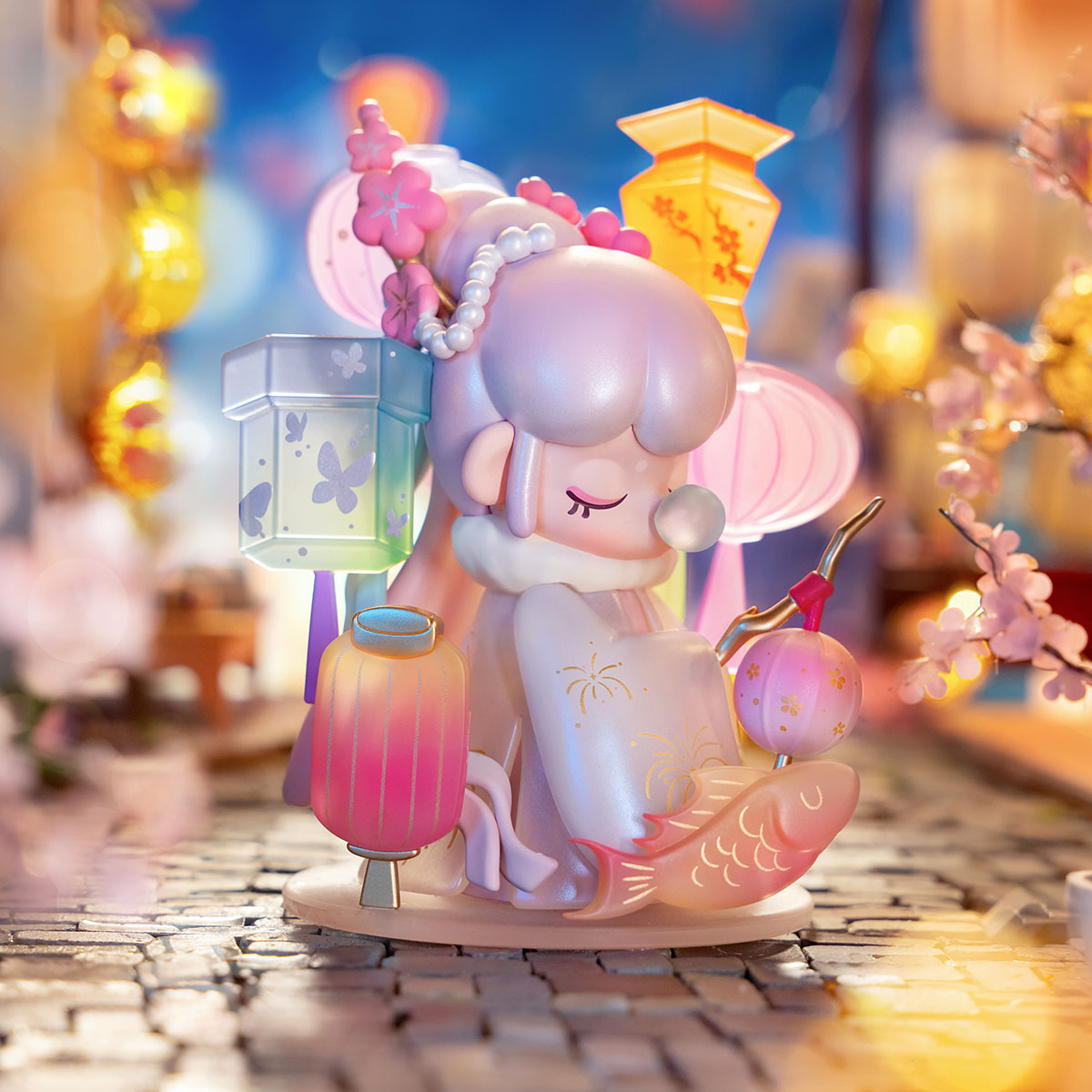 Rolife Surprise Figure Dolls- Nanci's Poetic Beauty detail view