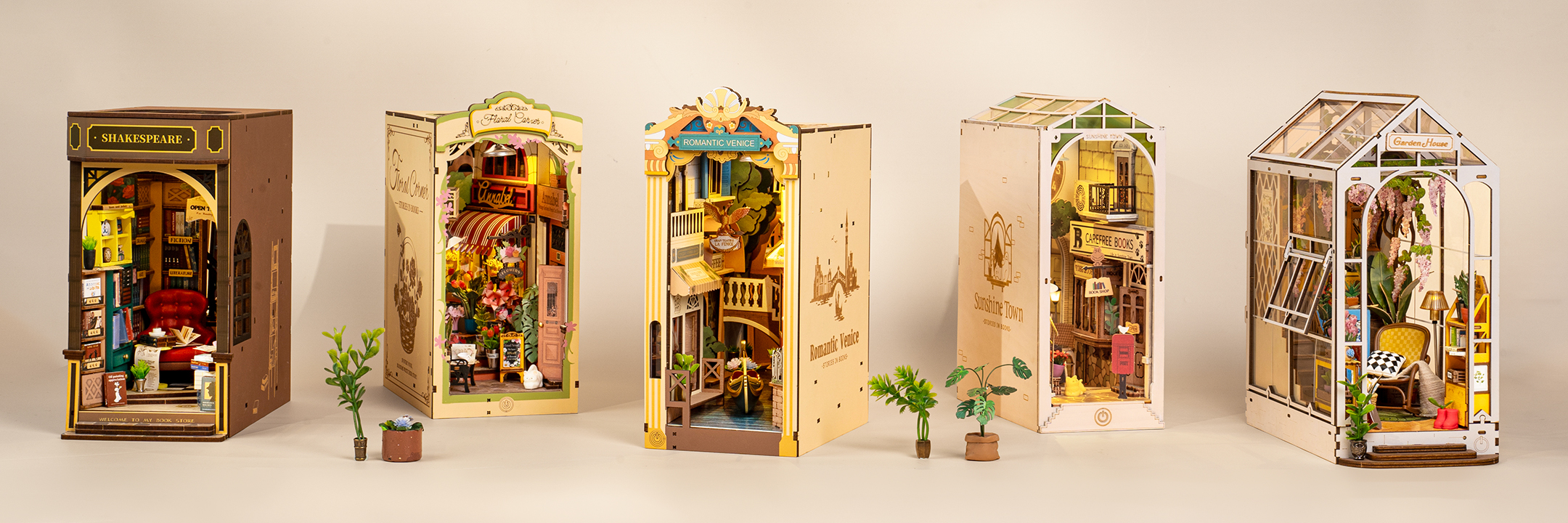 Book Nook Shelf Insert Collection Banner