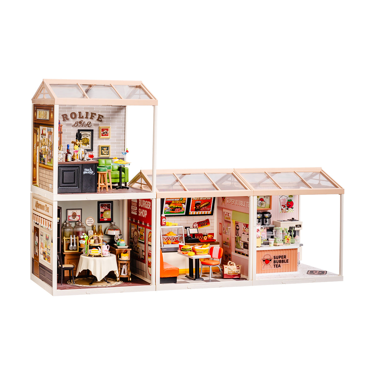 Rolife Super Creator Miniature House 4 in 1 L Shape alternate product view