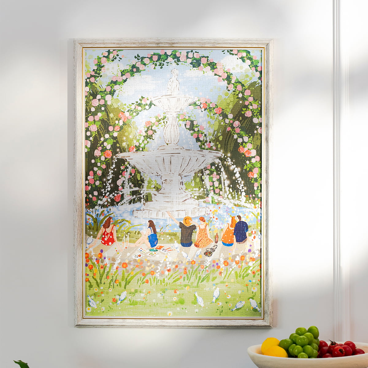 Rolife 1000 Piece Jigsaw Puzzle - Afternoon Fountain PT001 gallery image 1