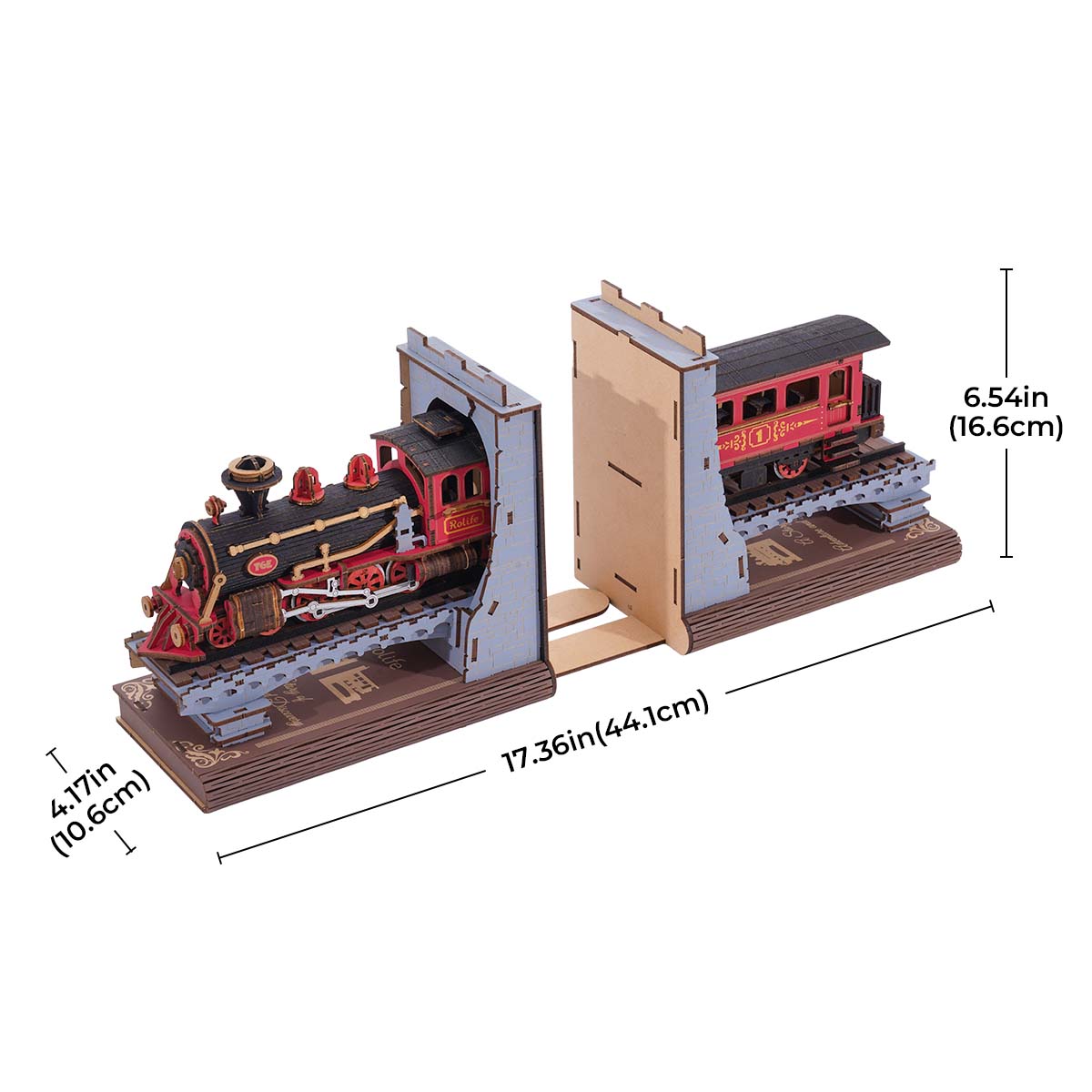 Rolife DIY Book Nook Kit - Century Train TGE01 gallery image 6