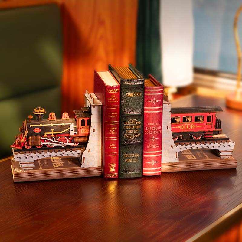 Rolife DIY Book Nook Kit - Century Train TGE01 gallery image 1