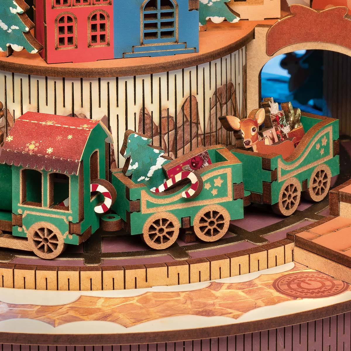 Rolife 3D Wooden Puzzle - Christmas Melody Tree AMS01 gallery image 7