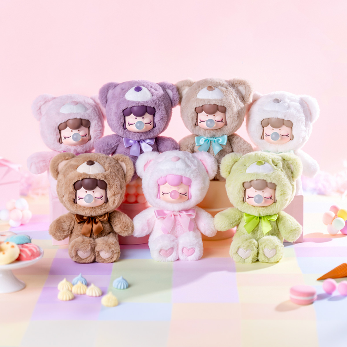 Rolife Surprise Plush Dolls - Nanci Colorful Chocolate Cutie Bears MNAXX alternate product view