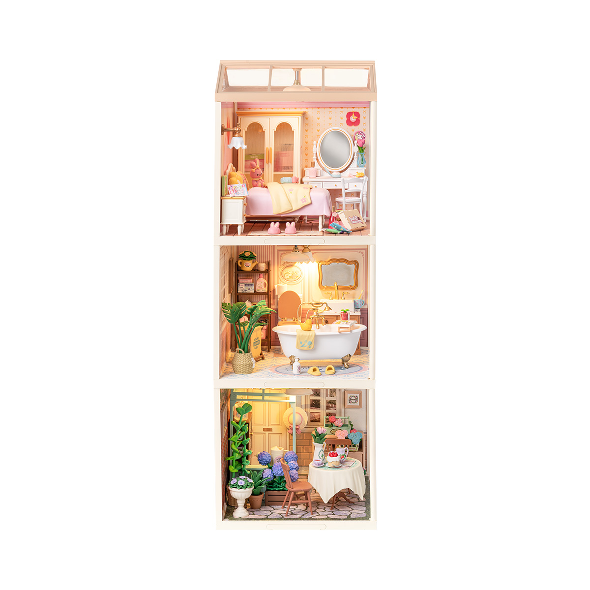 Rolife Super Creator Miniature House 3 in 1 | Shape alternate product view