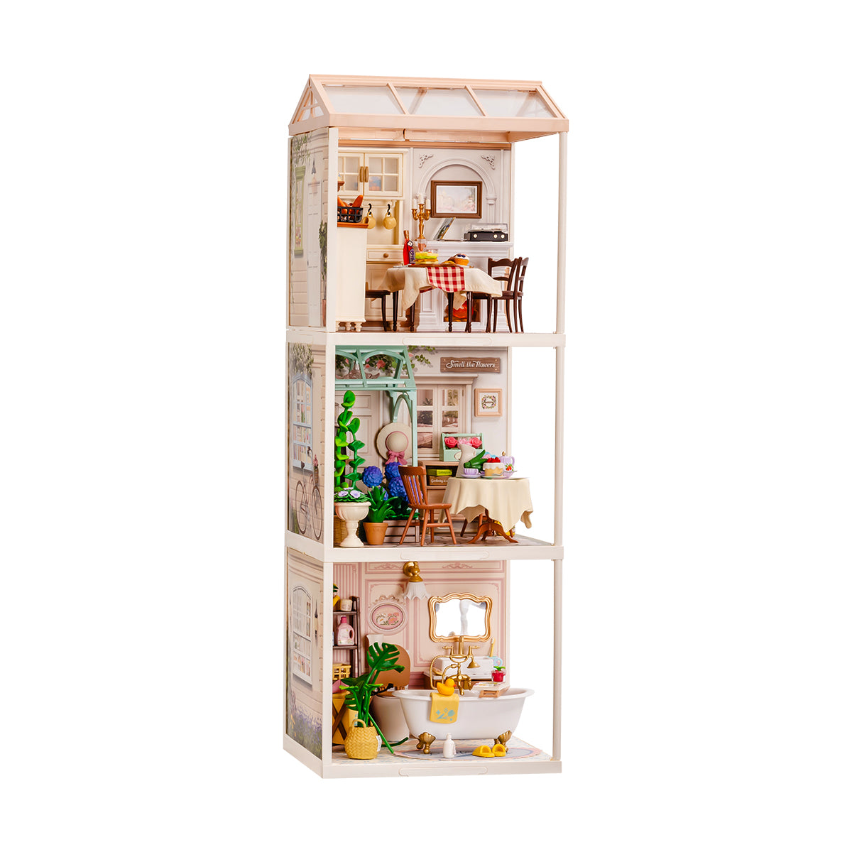 Rolife Super Creator Miniature House 3 in 1 | Shape gallery image 6