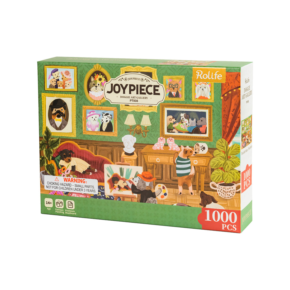 Rolife 1000 Piece Jigsaw Puzzle - Doggie Art Gallery PT008 gallery image 7