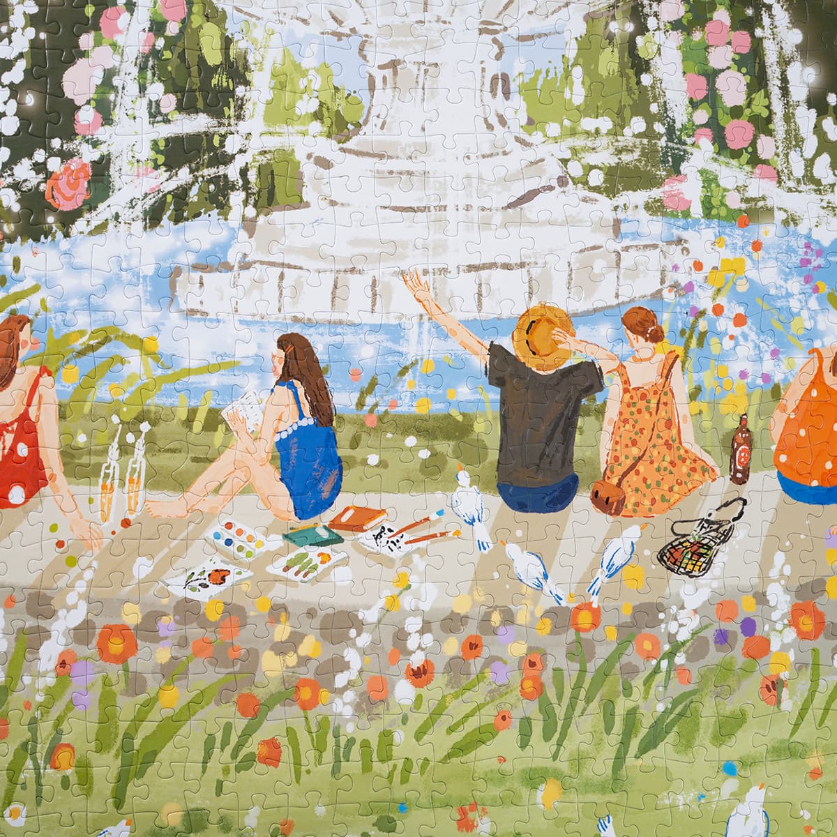 Rolife 1000 Piece Jigsaw Puzzle - Afternoon Fountain PT001 gallery image 8