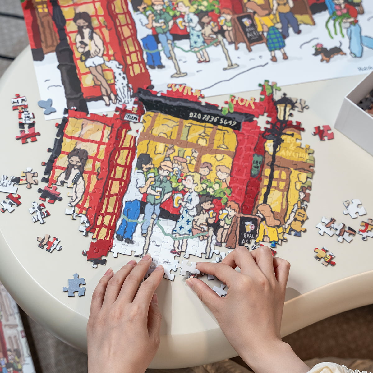 Rolife 1000 Piece Jigsaw Puzzle - Welcome to Covent Garden PT006 gallery image 6