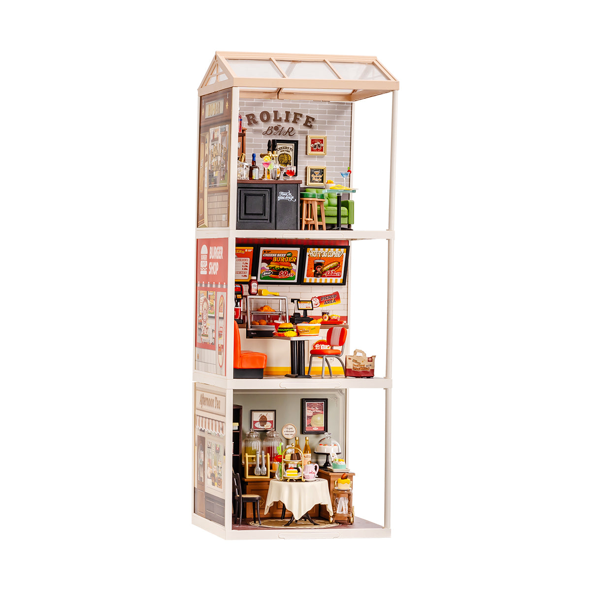 Rolife Super Creator Miniature House 3 in 1 | Shape gallery image 7
