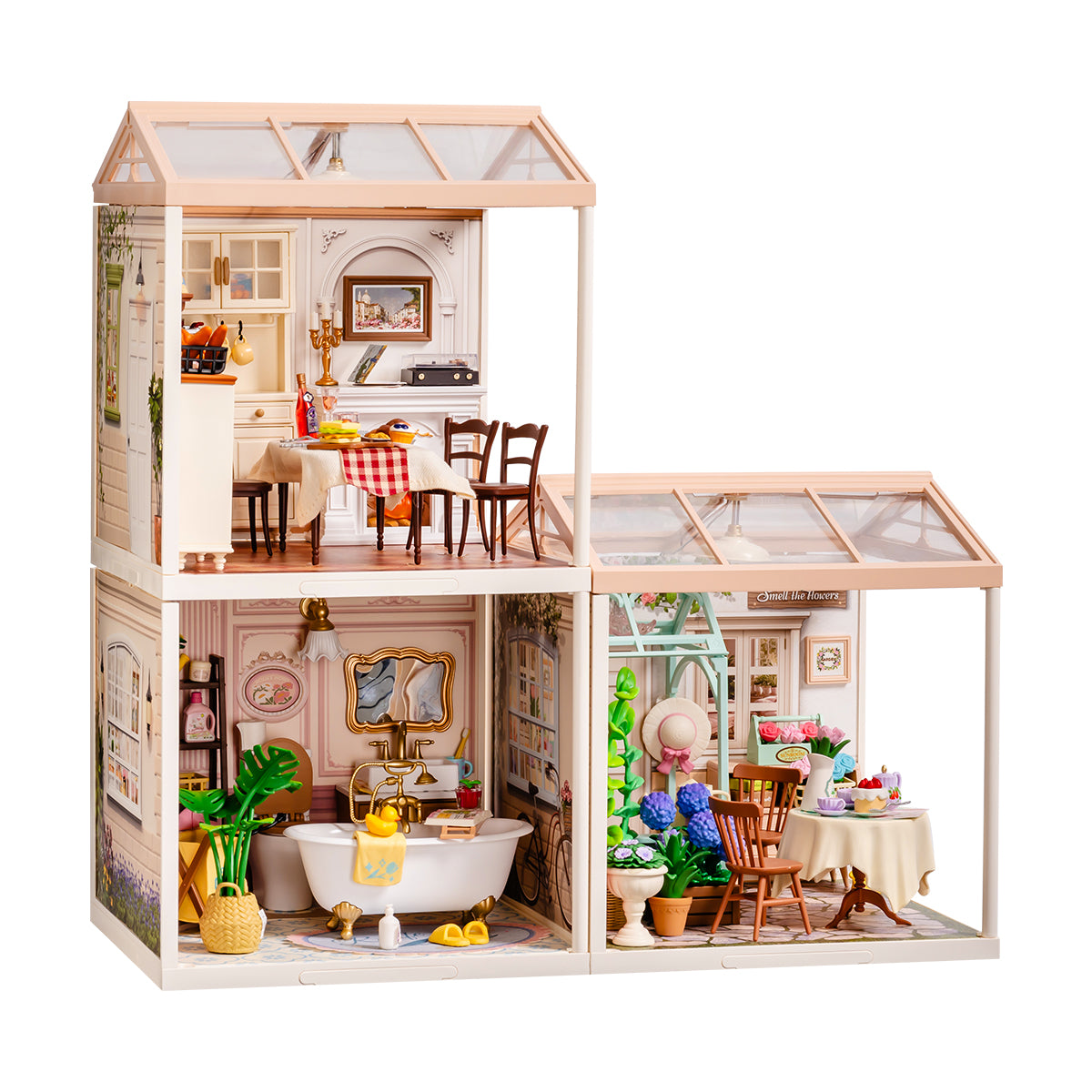 Rolife Super Creator Miniature House 3 in 1 L Shape gallery image 4