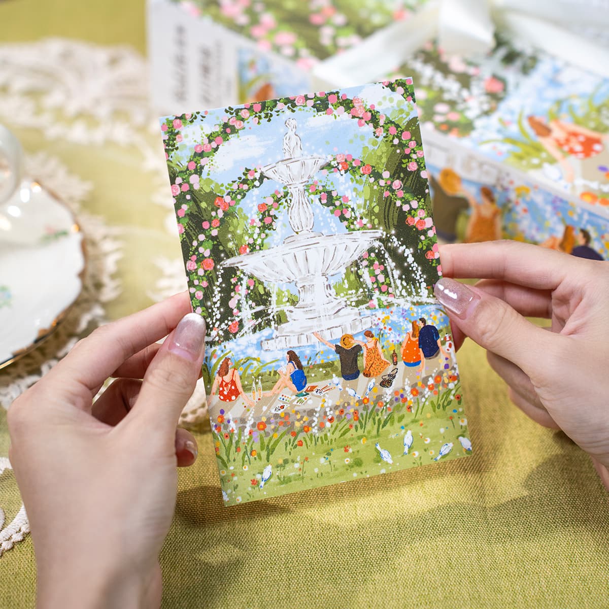Rolife 1000 Piece Jigsaw Puzzle - Afternoon Fountain PT001 gallery image 4