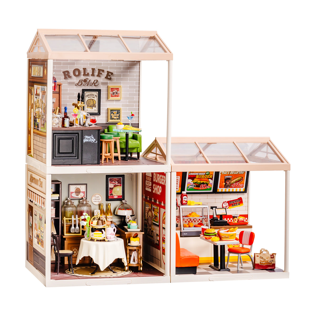 Rolife Super Creator Miniature House 3 in 1 L Shape gallery image 5