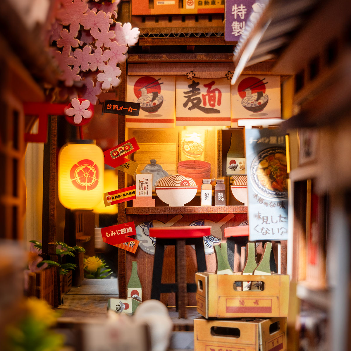 Rolife DIY Book Nook Kit - Sakura Wine Alley TGB11 gallery image 4