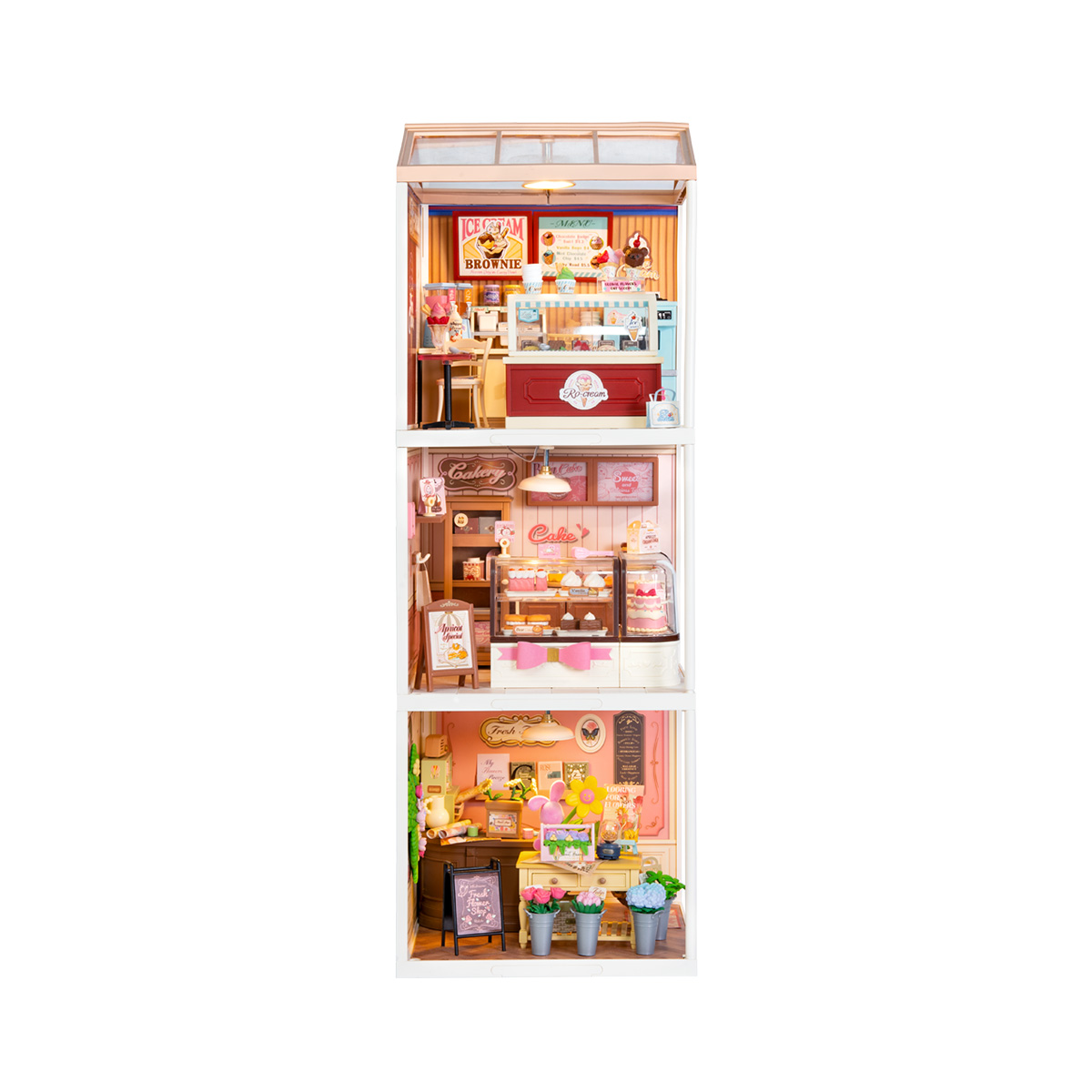Rolife Super Creator Miniature House 3 in 1 | Shape product hero image