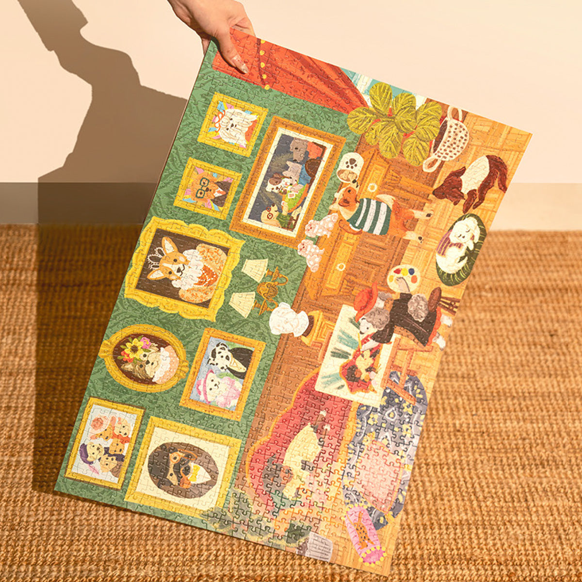 Rolife 1000 Piece Jigsaw Puzzle - Doggie Art Gallery PT008 gallery image 5