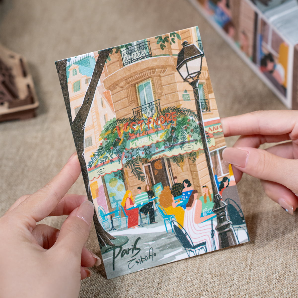 Rolife 1000 Piece Jigsaw Puzzle - Leisure in Paris PT004 gallery image 5