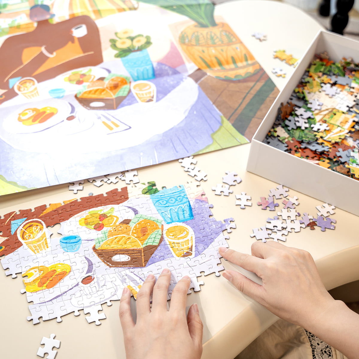 Rolife 1000 Piece Jigsaw Puzzle - Amalfi Holiday PT005 gallery image 4