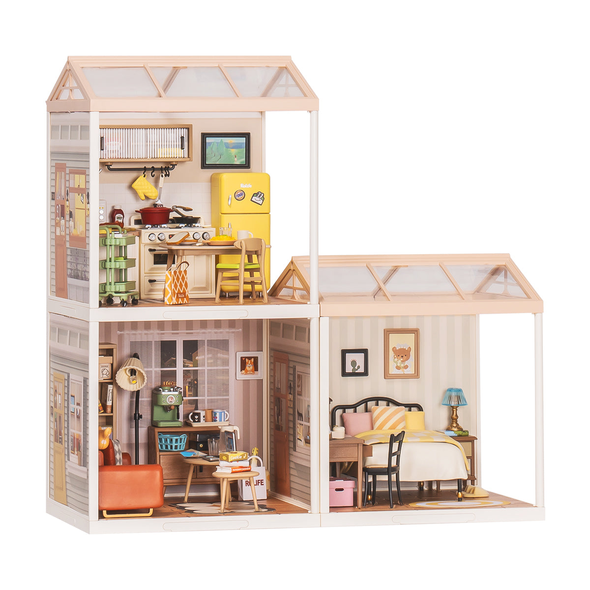 Rolife Super Creator Miniature House 3 in 1 L Shape product hero image