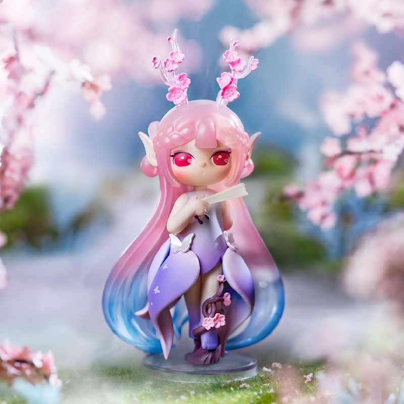 Rolife Surprise Figure Dolls - Paradise Guardians pastel hair character close-up scene