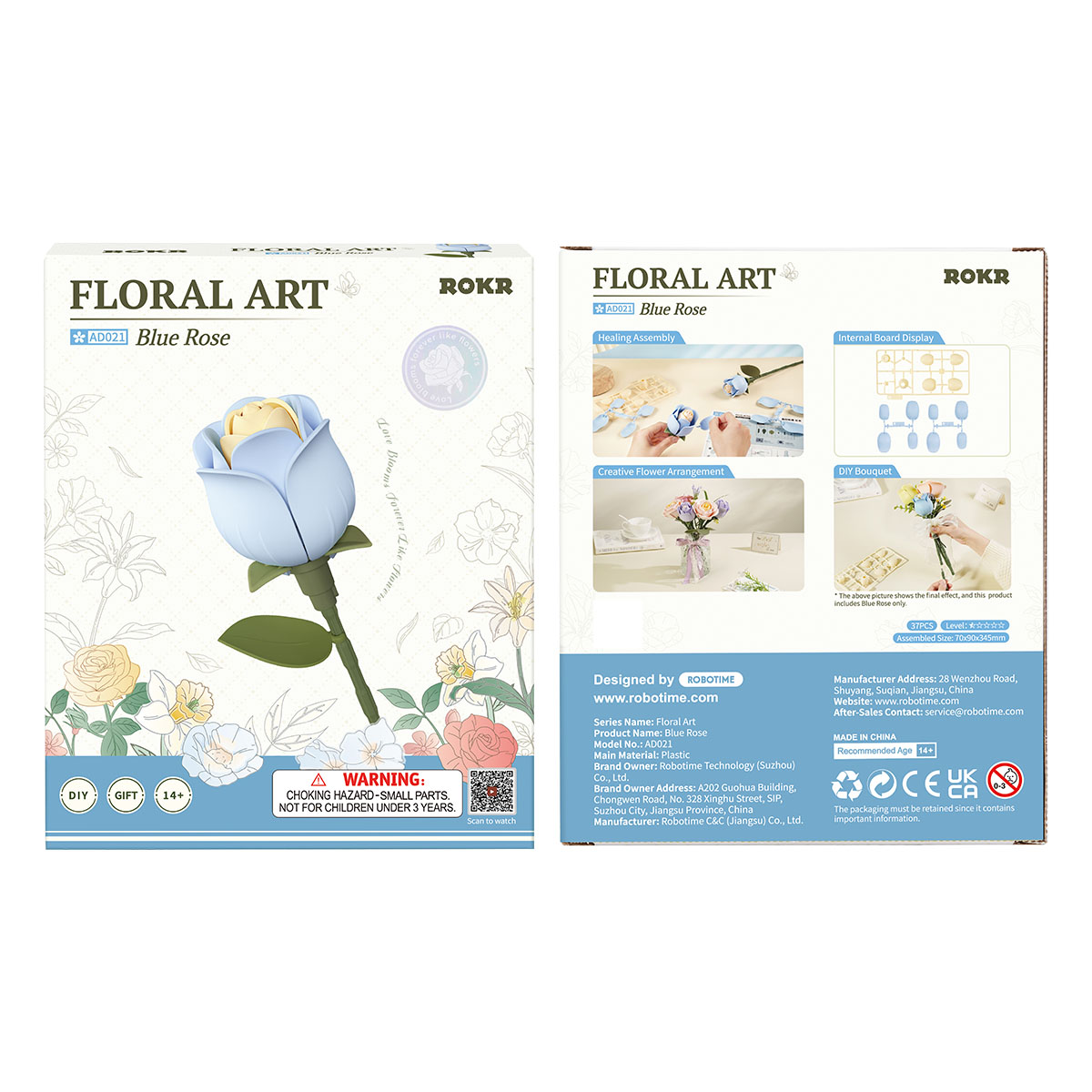 ROKR Floral Art DIY 3D Puzzle
