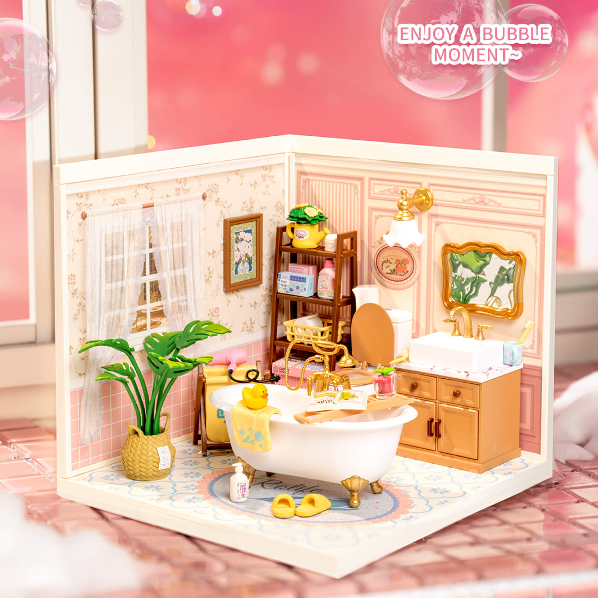Rolife Bubble Bathroom Super Creator Miniature House DW014B gallery image 3