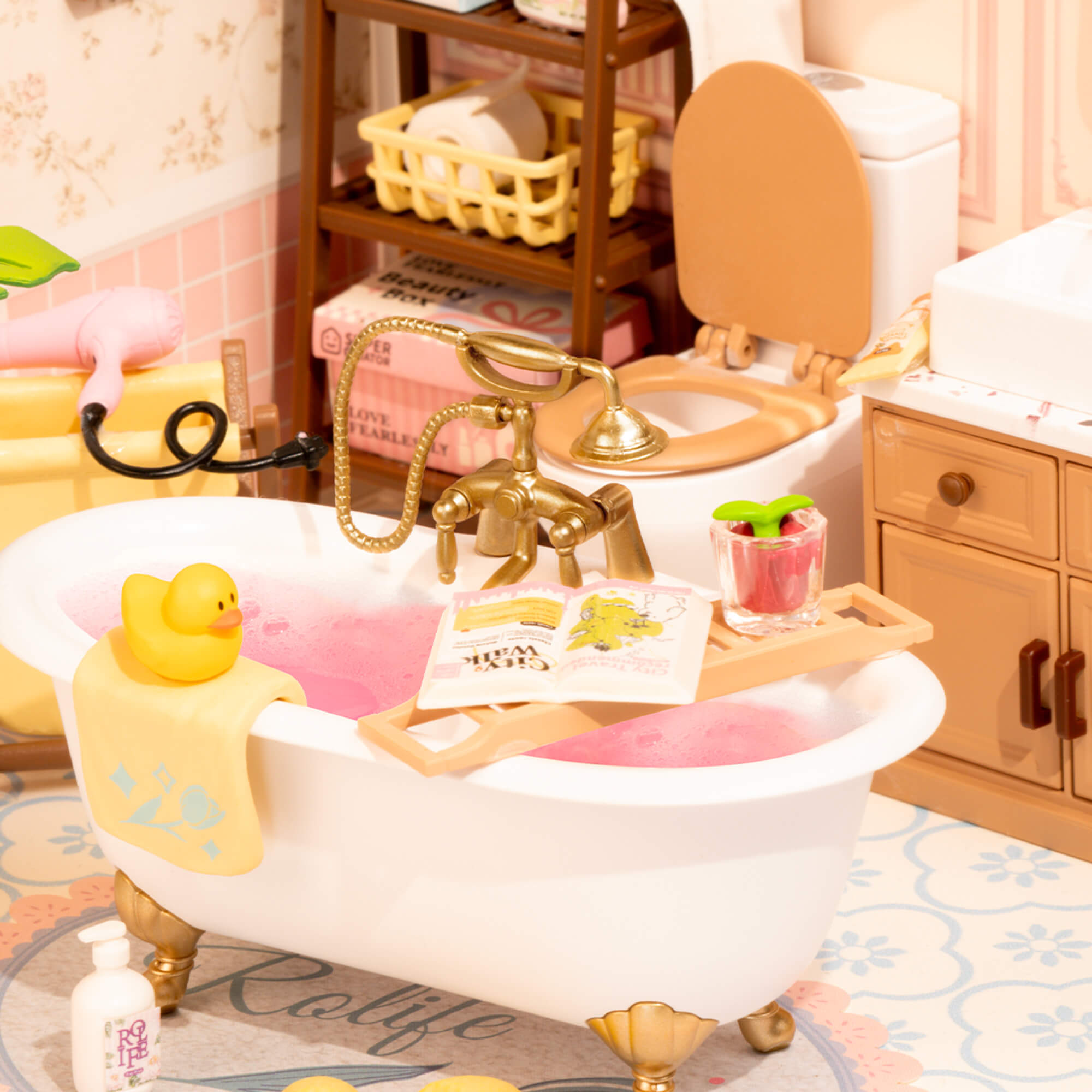 Rolife Bubble Bathroom Super Creator Miniature House DW014B gallery image 5