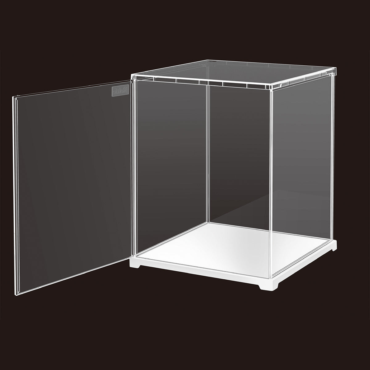 Rolife DF06L acrylic display box white background exploded product view