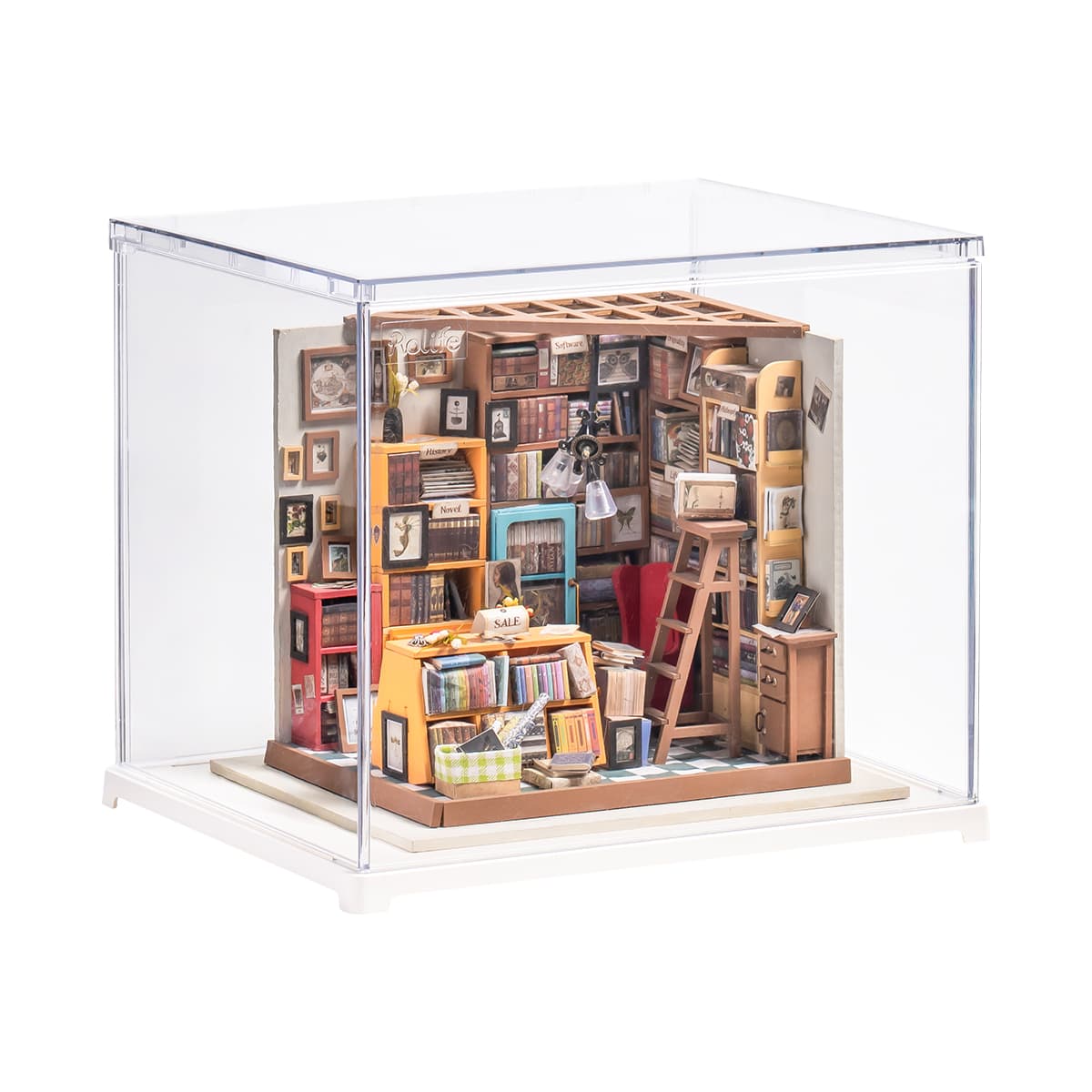 Rolife Sam's Study Library DG102 with Display Box DF03L gallery image 2