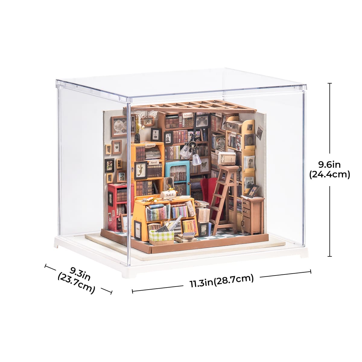 Rolife Sam's Study Library DG102 with Display Box DF03L gallery image 4