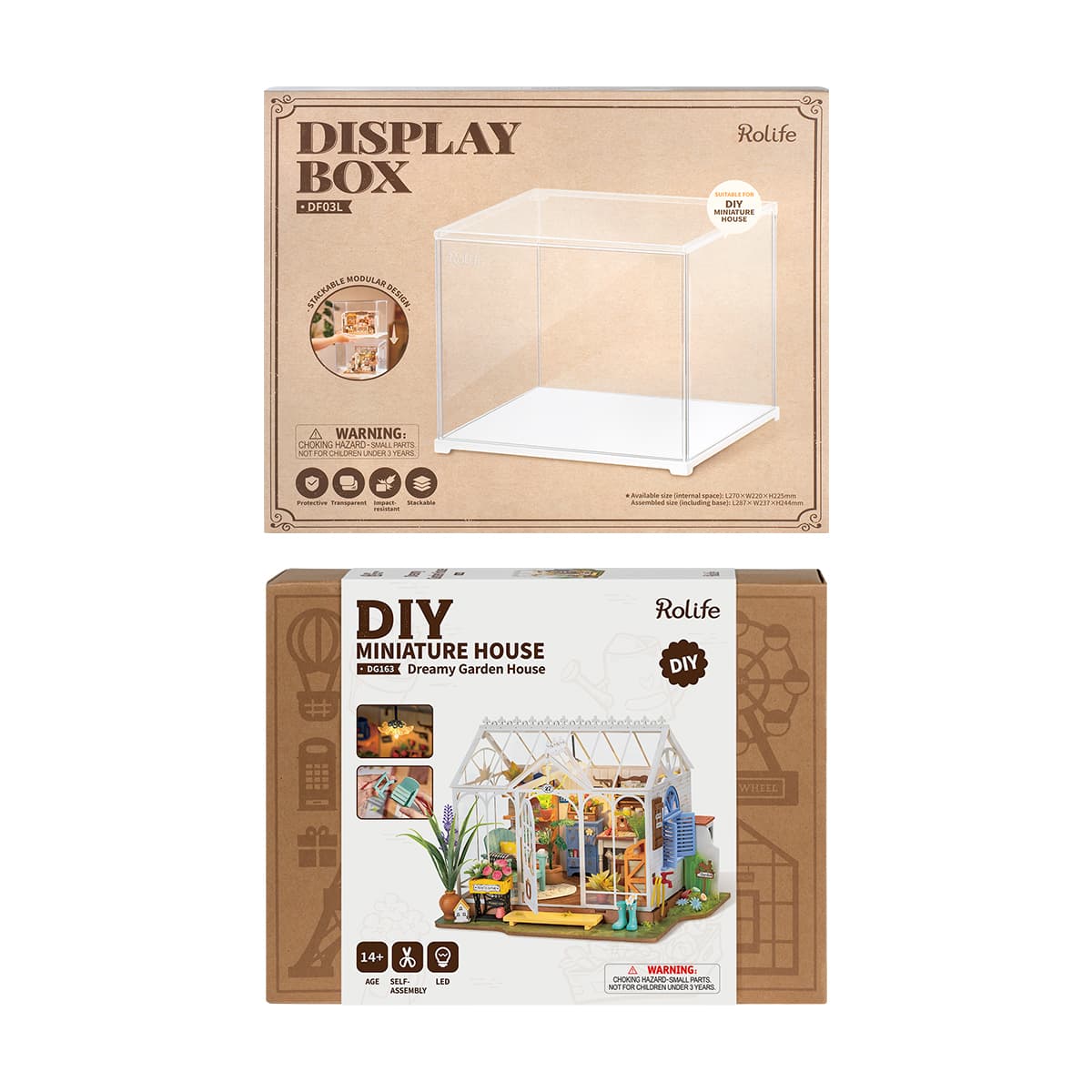 Rolife Dreamy Garden House DG163 with Display Box DF03L gallery image 5