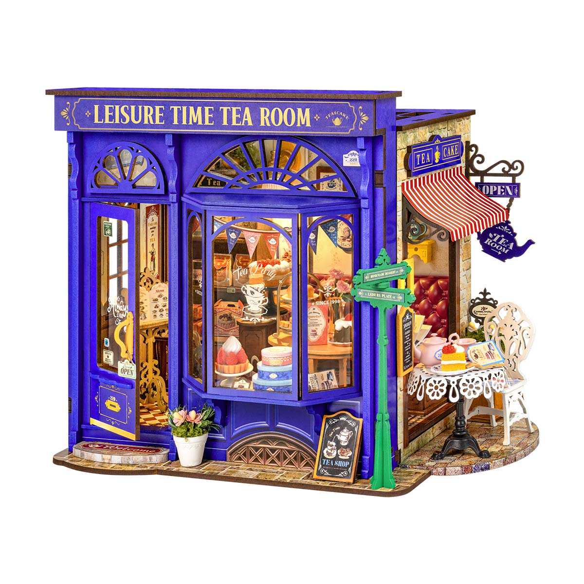 Rolife DIY Miniature House - Leisure Time Tea Room DG171 alternate product view
