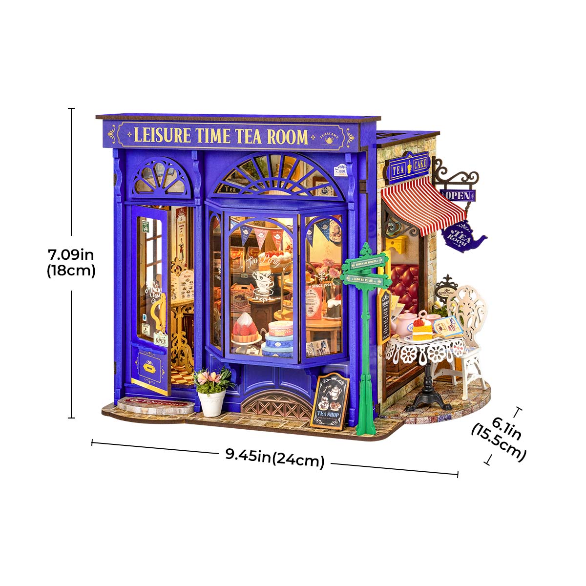 Rolife DIY Miniature House - Leisure Time Tea Room DG171 gallery image 7