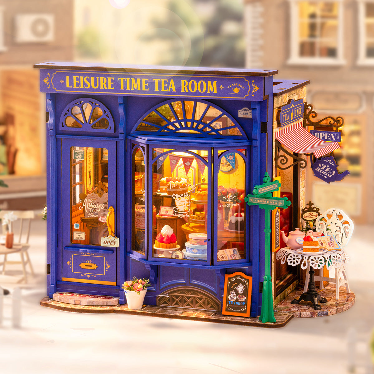 Rolife DIY Miniature House - Leisure Time Tea Room DG171 product hero image