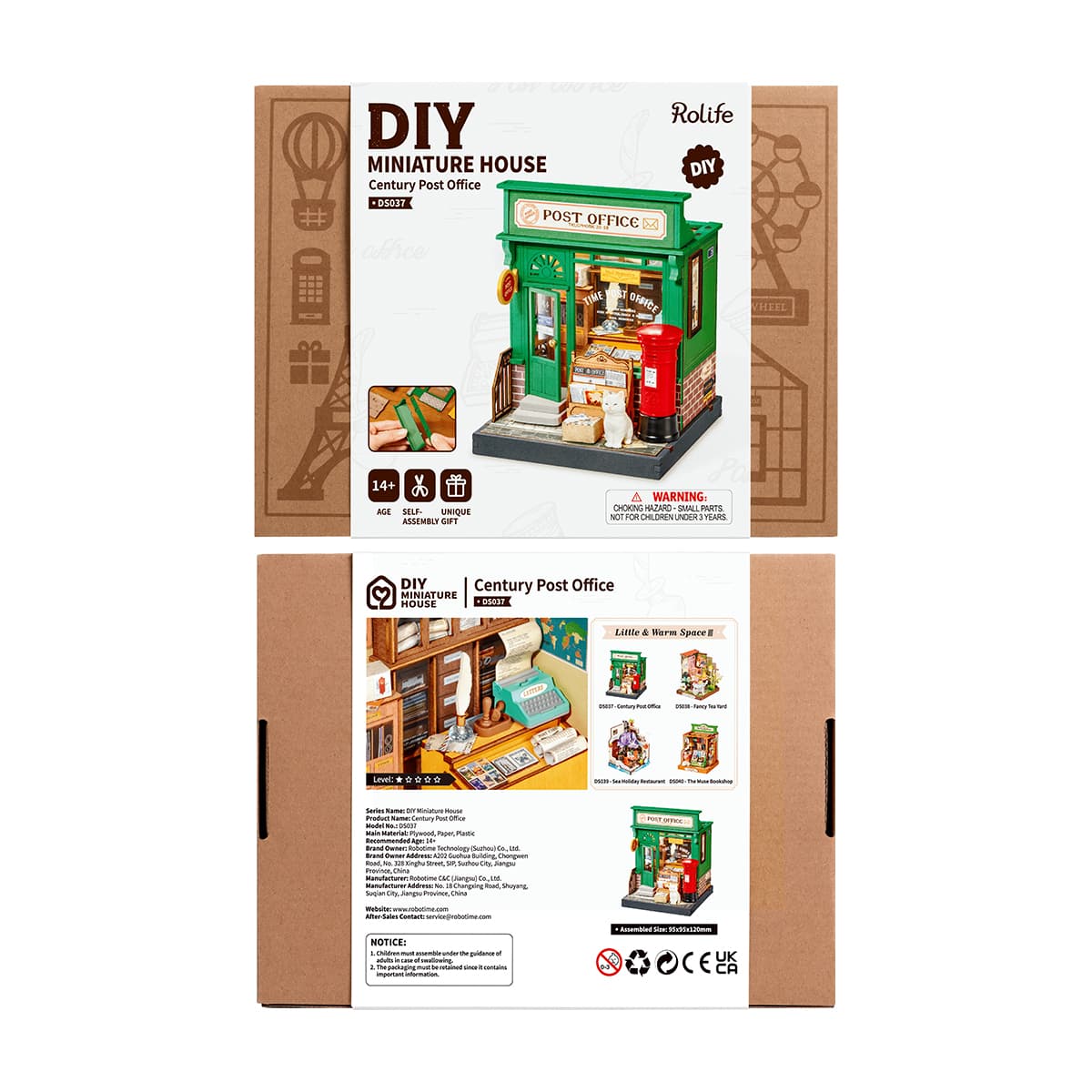 Rolife DIY Miniature House - Century Post Office DS037 product package
