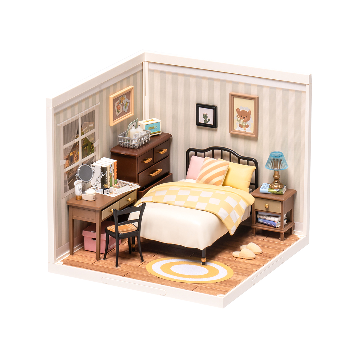 Rolife Sweet Dream Bedroom Super Creator Miniature House DW009 gallery image 3
