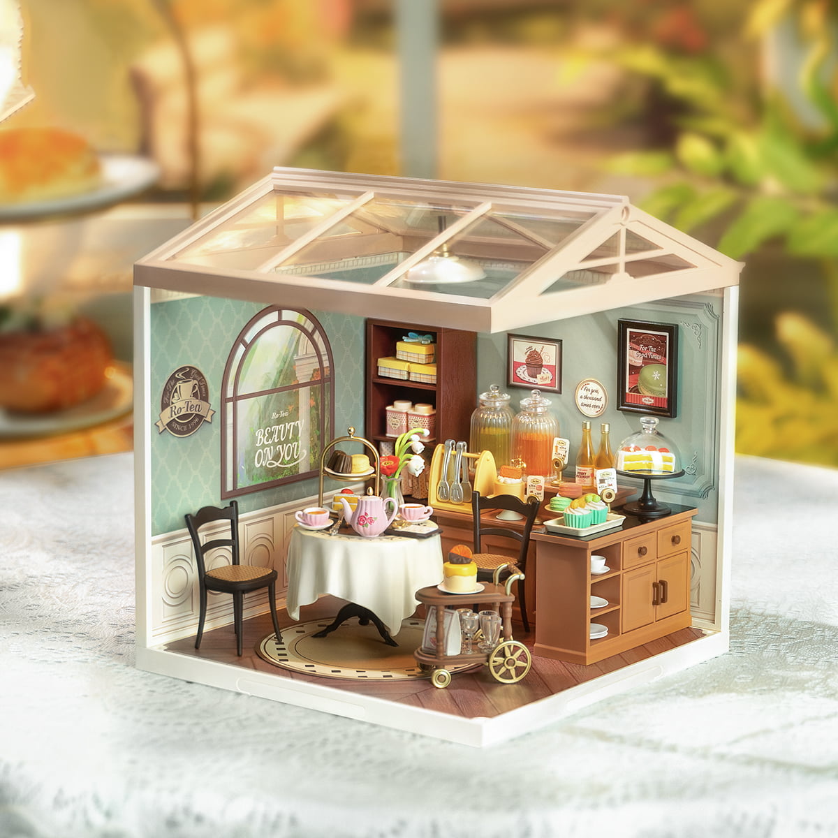 Rolife Sweet Sips Tea Super Creator Miniature House DW011 gallery image 1