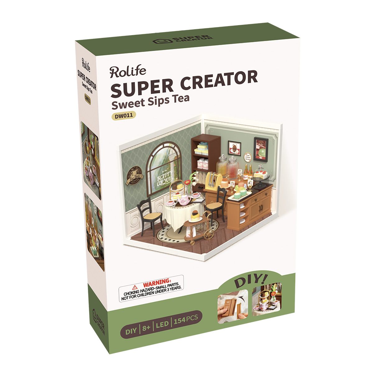 Rolife Sweet Sips Tea Super Creator Miniature House DW011 gallery image 5